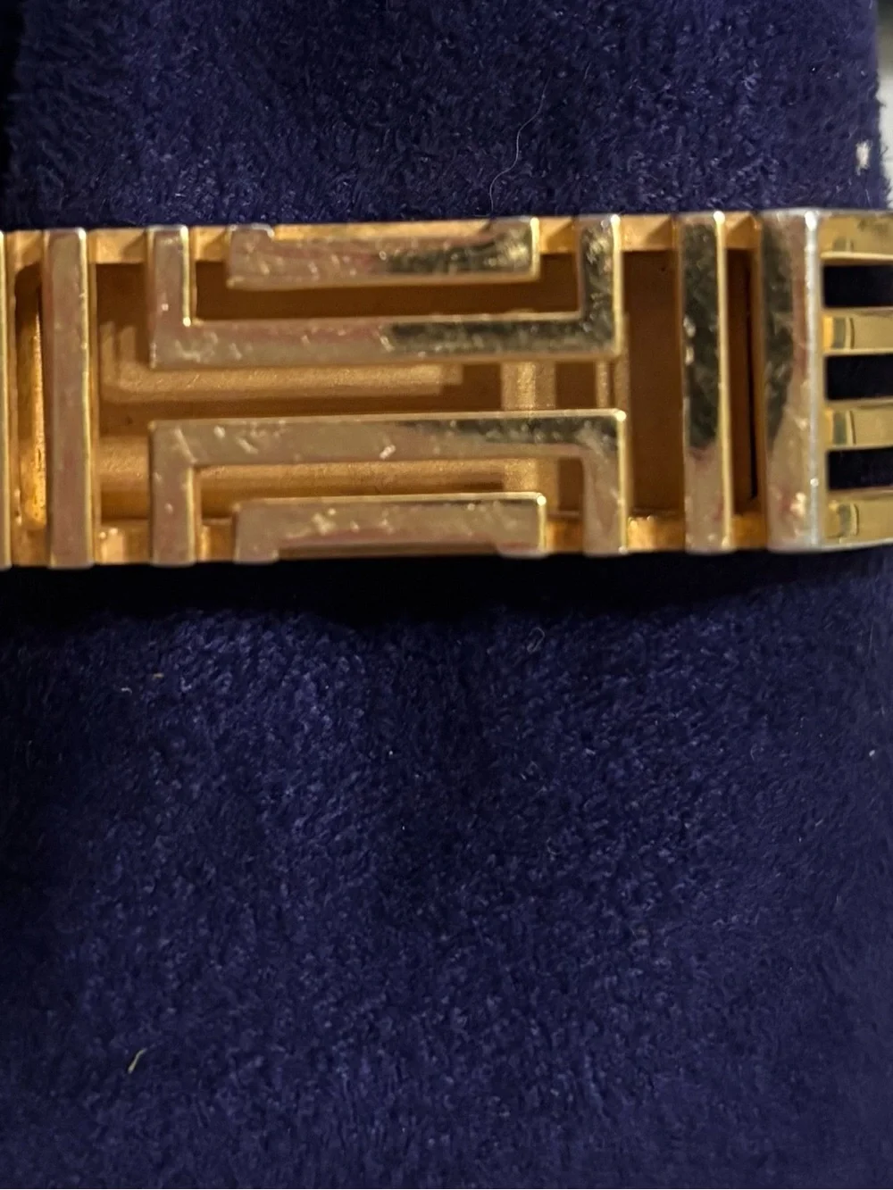 Tory Burch Gold Geometric Link Bracelet